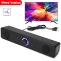 4D Computer Speaker Bar Stereo Sound Subwoofer  Speaker For Macbook Laptop Notebook PC Music Player Wired Loudspeaker