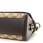 GG Monogram Medium Luce Shoulder Bag Beige Ebony