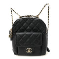 Caviar Quilted Small CC Day Backpack Black