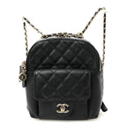 Caviar Quilted Small CC Day Backpack Black