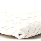 Calfskin Intrecciato Mini Hop White