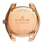 Edox Les Bèmonts Ladies Rose Gold Silver Watch