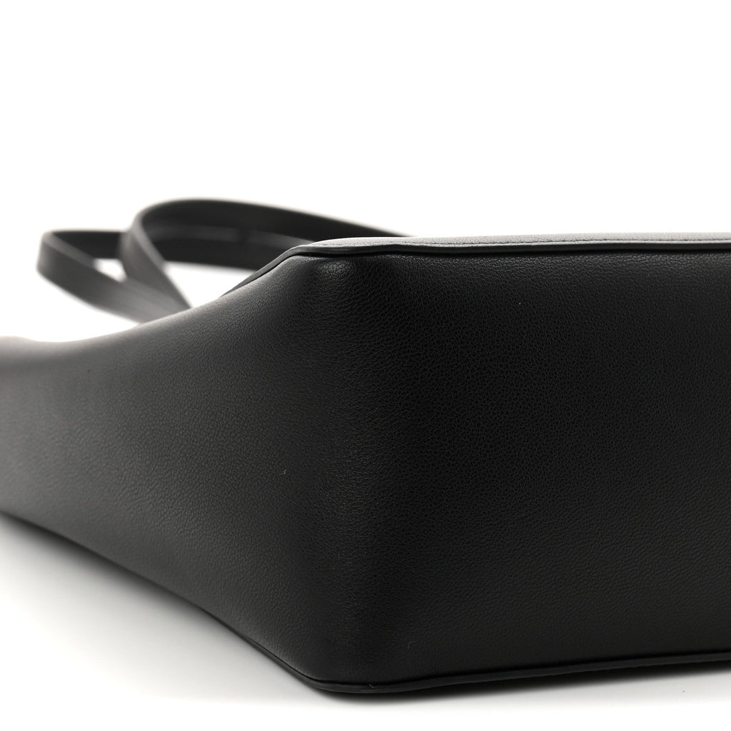 Nappa VLogo Bold Bucket Bag Black