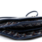 Goyardine Plumet Wallet Clutch Navy