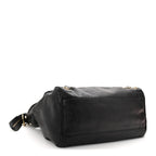 Chevre Gold Metallic Edge Hardware Velo Black