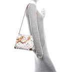 LV X TM Monogram Multicolor Speedy Bandouliere 25 White