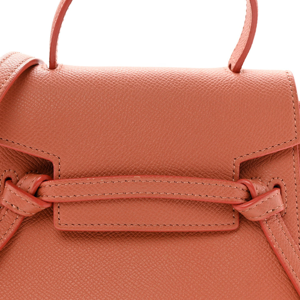 Grained Calfskin Pico Belt Bag Lychee