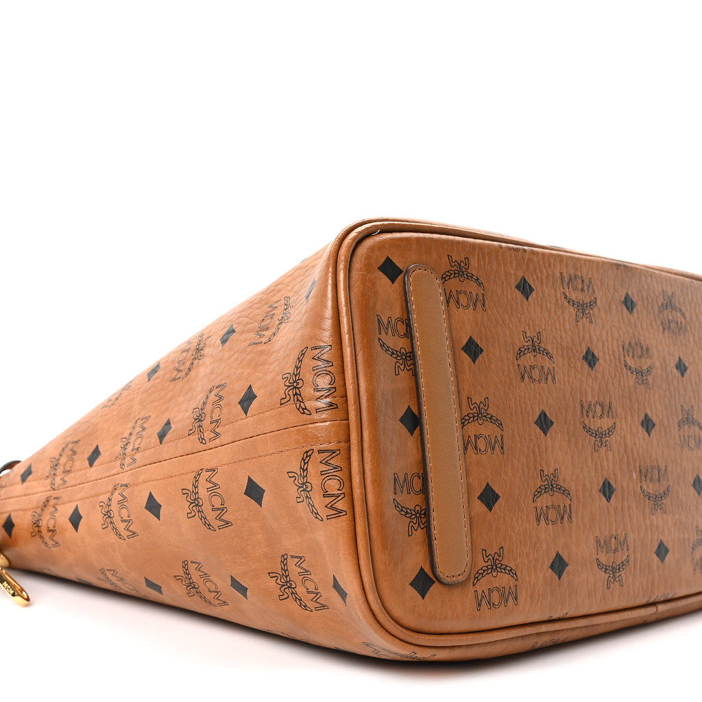 Visetos Medium Liz Reversible Shopper Tote Cognac