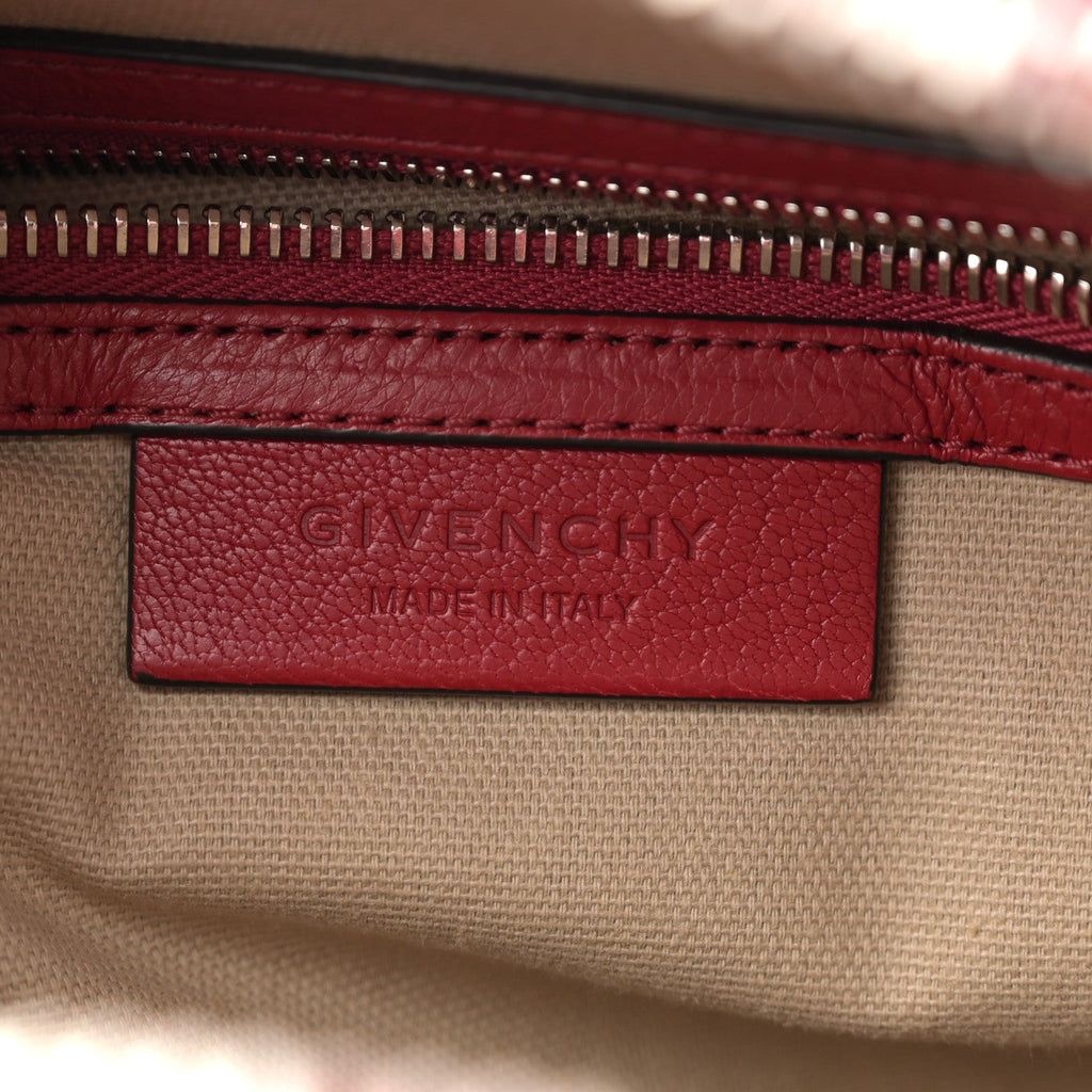 Sugar Goatskin Small Antigona Vermillon
