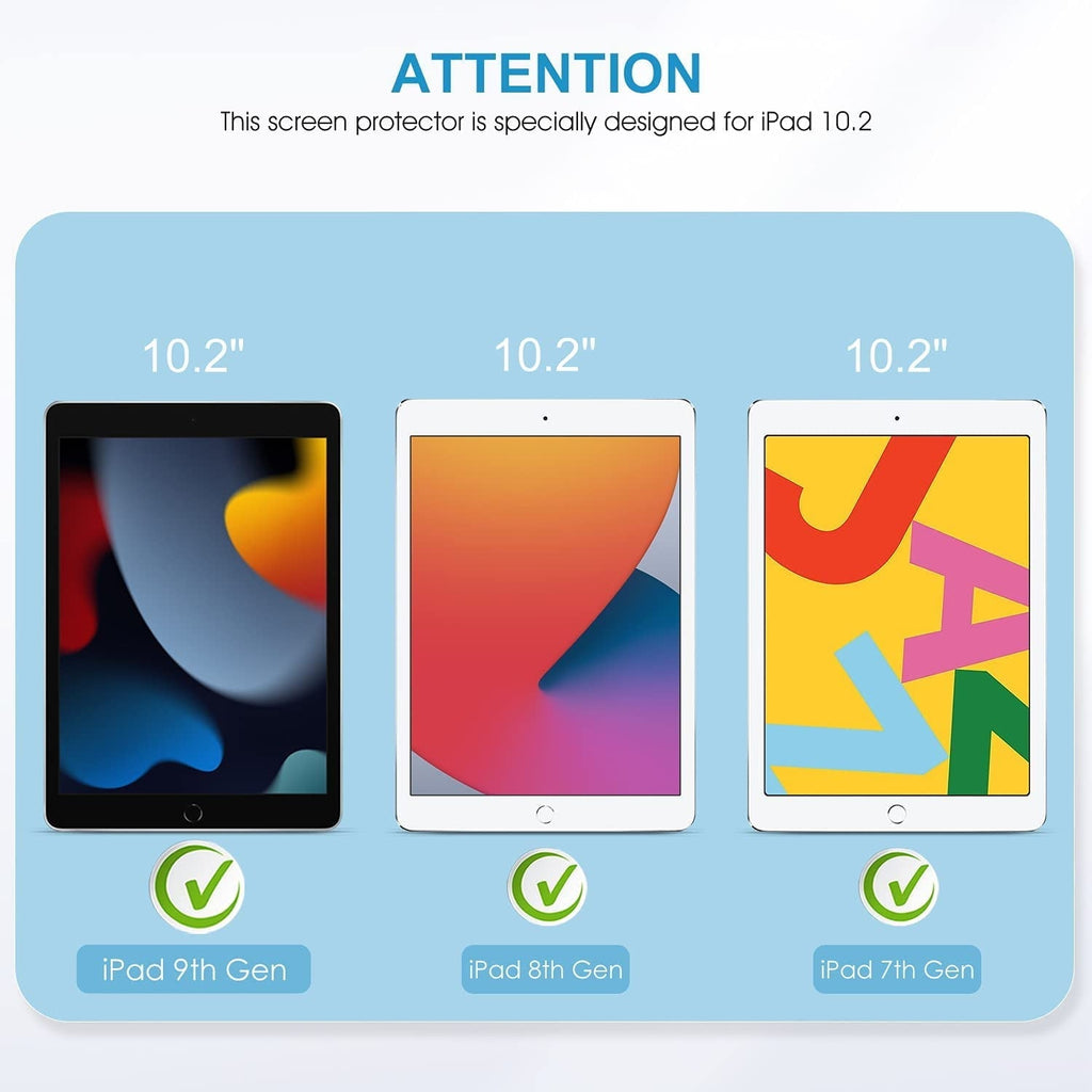 Entronix Case Compatible with iPad 10.2" (9/8/7th Gen) - [Kid-Friendly] Handle & Kickstand