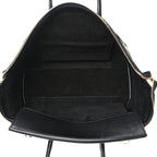 Supple Shiny Lambskin Little New Luggage Black