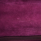 Suede Lambskin Scallop Quilted Medium Pagoda Flap Purple