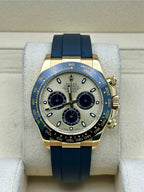 Rolex Yellow Gold  Daytona 40  - Champagne And Index Dial - Black Oysterflex Strap - 116518LN chbkof