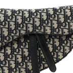 Oblique Saddle Bag Blue