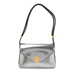 Metallic Calfskin Concerto Bag SIlver