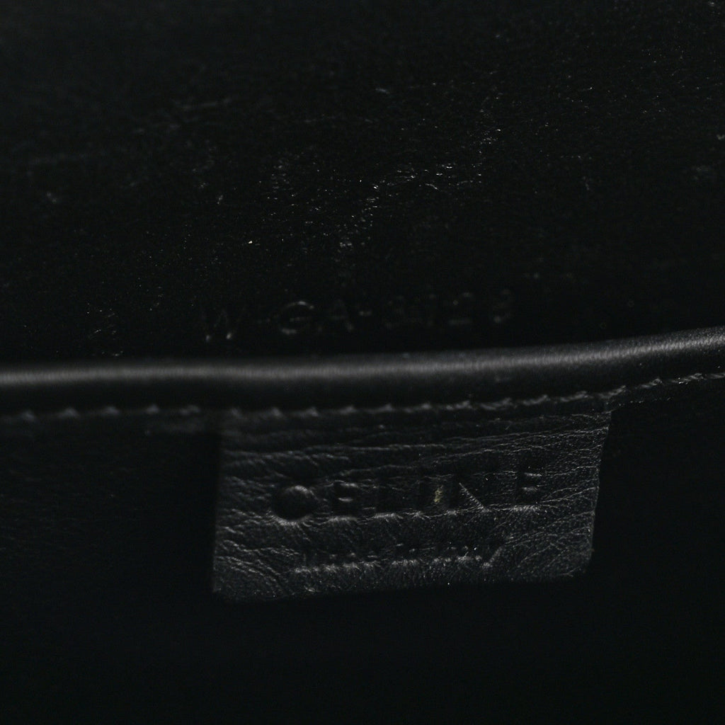 Baby Grained Calfskin Nano Tri-Color Luggage Zinc Almond