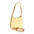 Spazzolato Cleo Adjustable Strap Shoulder Bag Platino