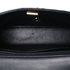 Lambskin Quilted Mini Rectangular Flap Black