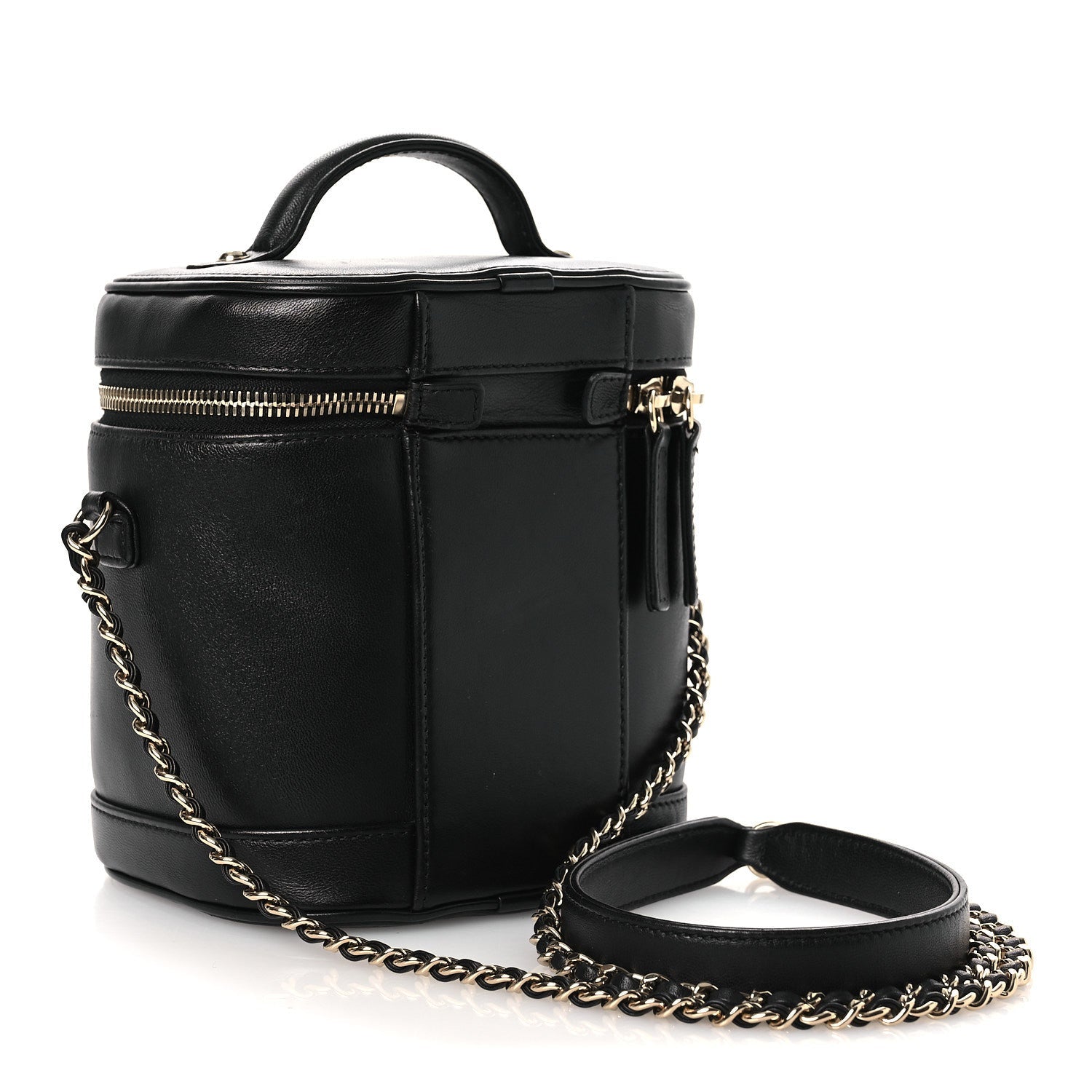 Lambskin Timeless Vanity Cosmetic Case Black