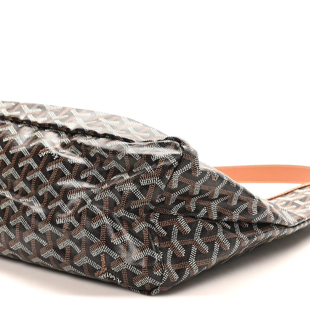 Goyardine Boheme Hobo Black Gold