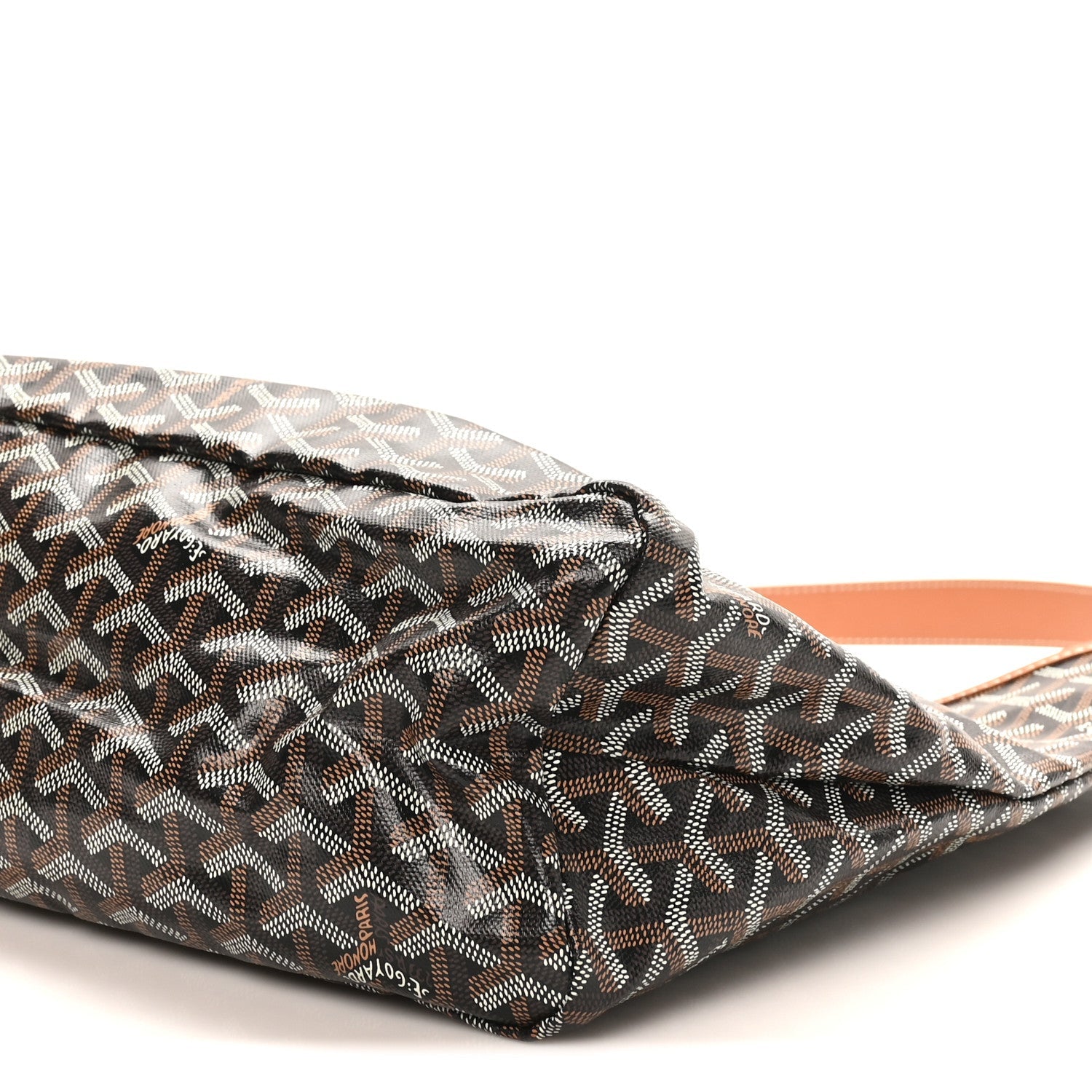 Goyardine Boheme Hobo Black Gold