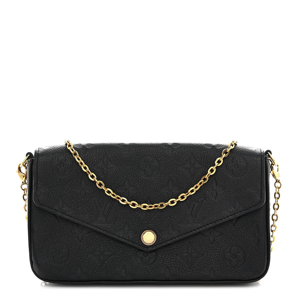 Empreinte Pochette Felicie Chain Wallet Black