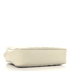 Calfskin Matelasse Monogram Lou Camera Bag Crema Soft