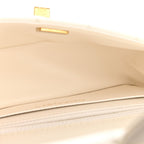 Aged Calfskin Quilted 2.55 Reissue Mini Flap White