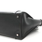 Drummed Calfskin Mini Luggage Black