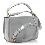 Calfskin Siena Small Shoulder Bag Grey