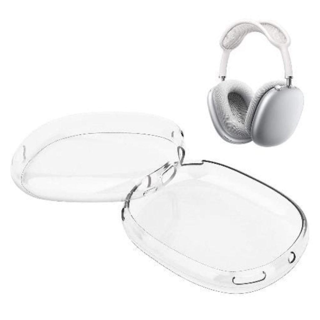 SAHARA - Hybrid Flex Case for Apple AirPods Max - Transparent Clear