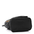 Saffiano Tessuto Nylon Mini Bucket Crossbody Bag Black