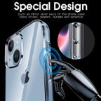 Entronix Case Compatible with iPhone 13 - [Hard Back] Thick Clear
