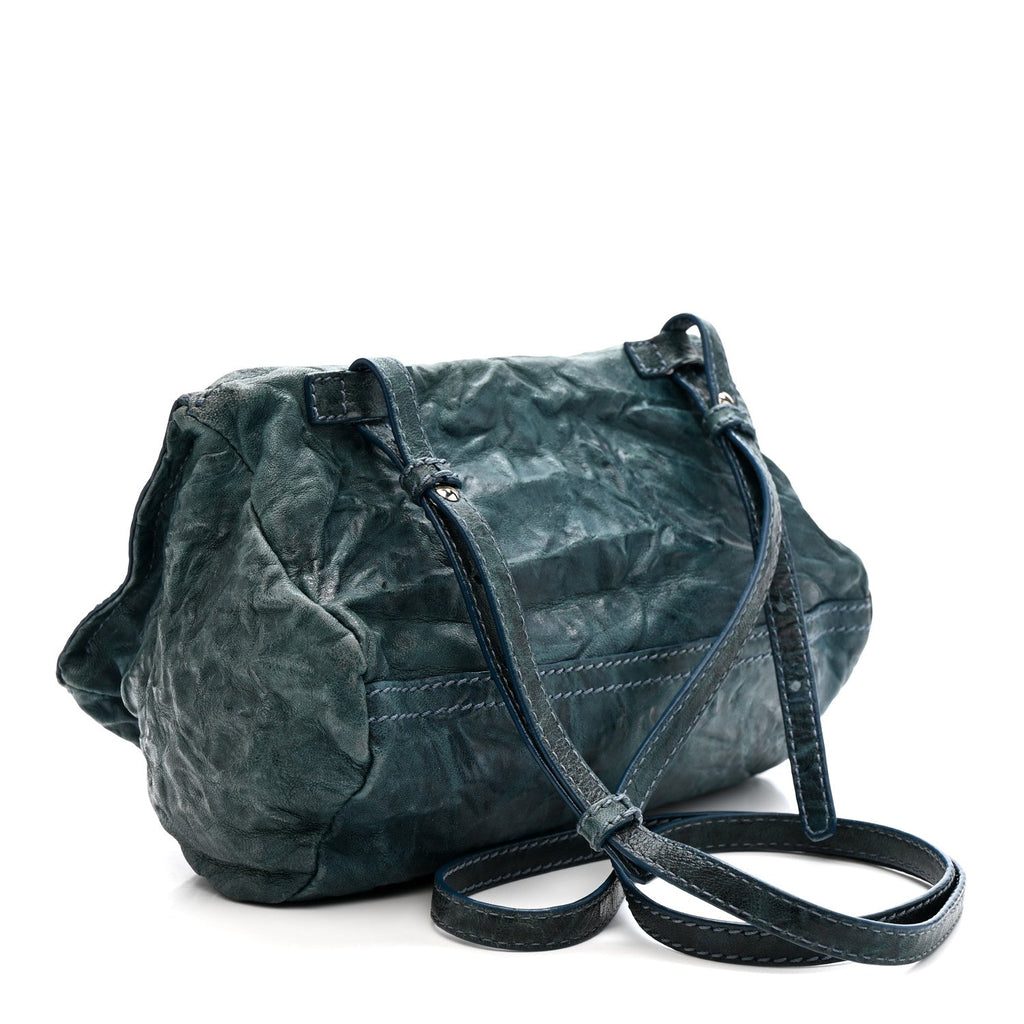 Tumbled Sheepskin Mini Pandora Mineral Blue