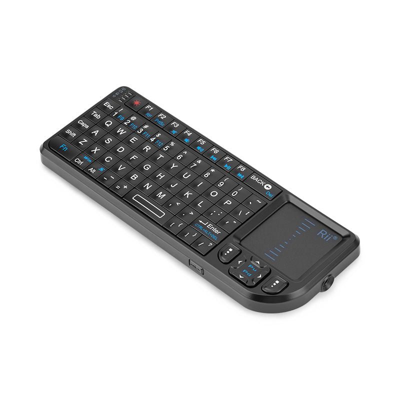 Mini Wireless Keyboard with Backlight Laser Pointer Multimedia For TV, Computer