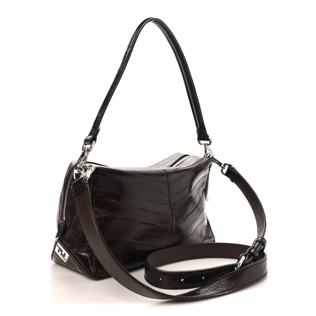 Eel Lui Medium Shoulder Bag Burgundy