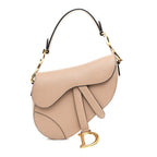 Grained Calfskin Mini Saddle Bag Fard