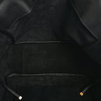 Grained Deerskin Bea Tote Black