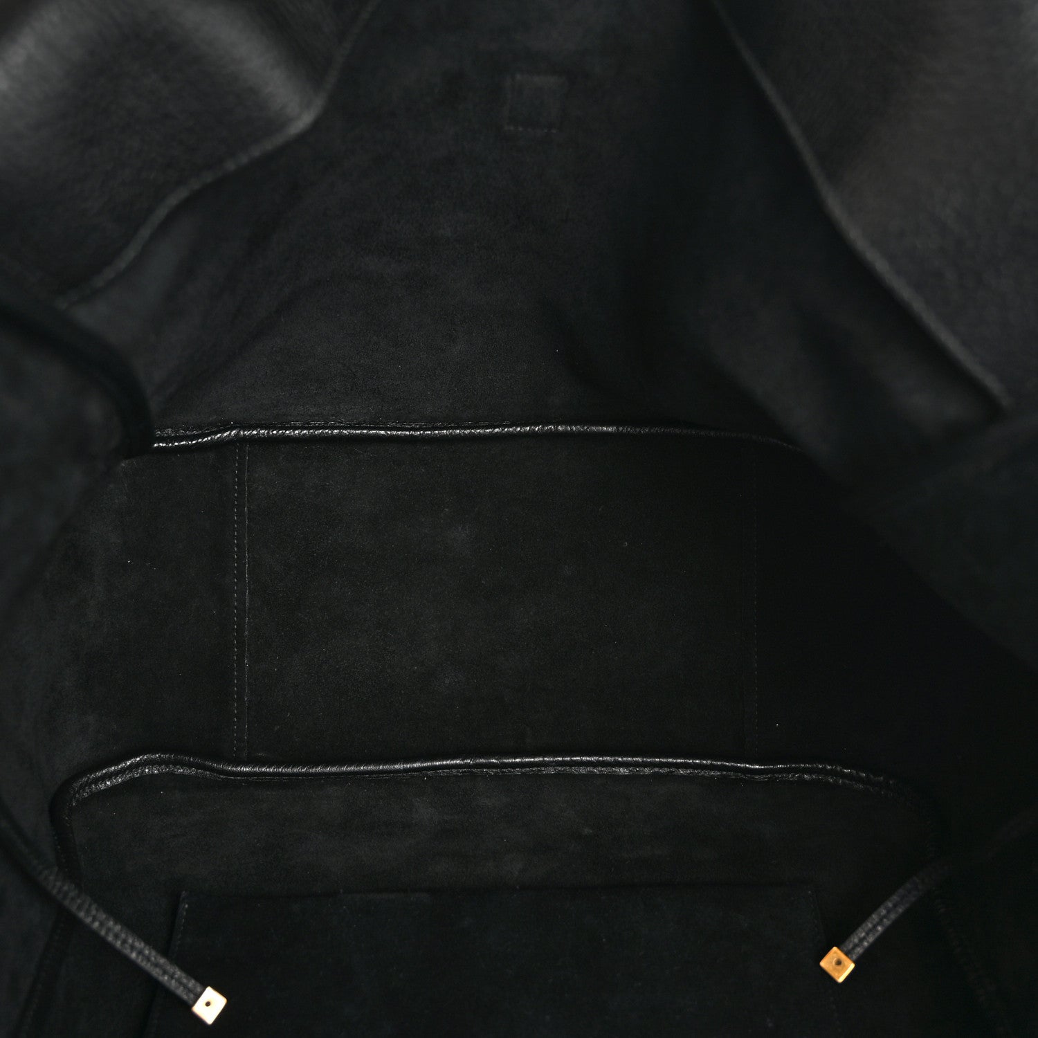 Grained Deerskin Bea Tote Black