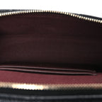Caviar Quilted Top Handle Slim Vanity With Chain Black
