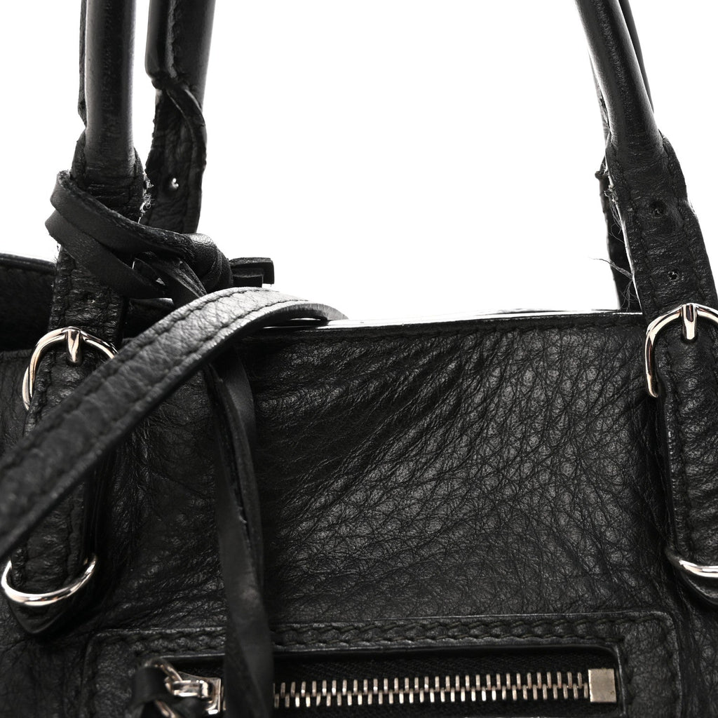 Veau Papier A6 Zip Around Tote Black