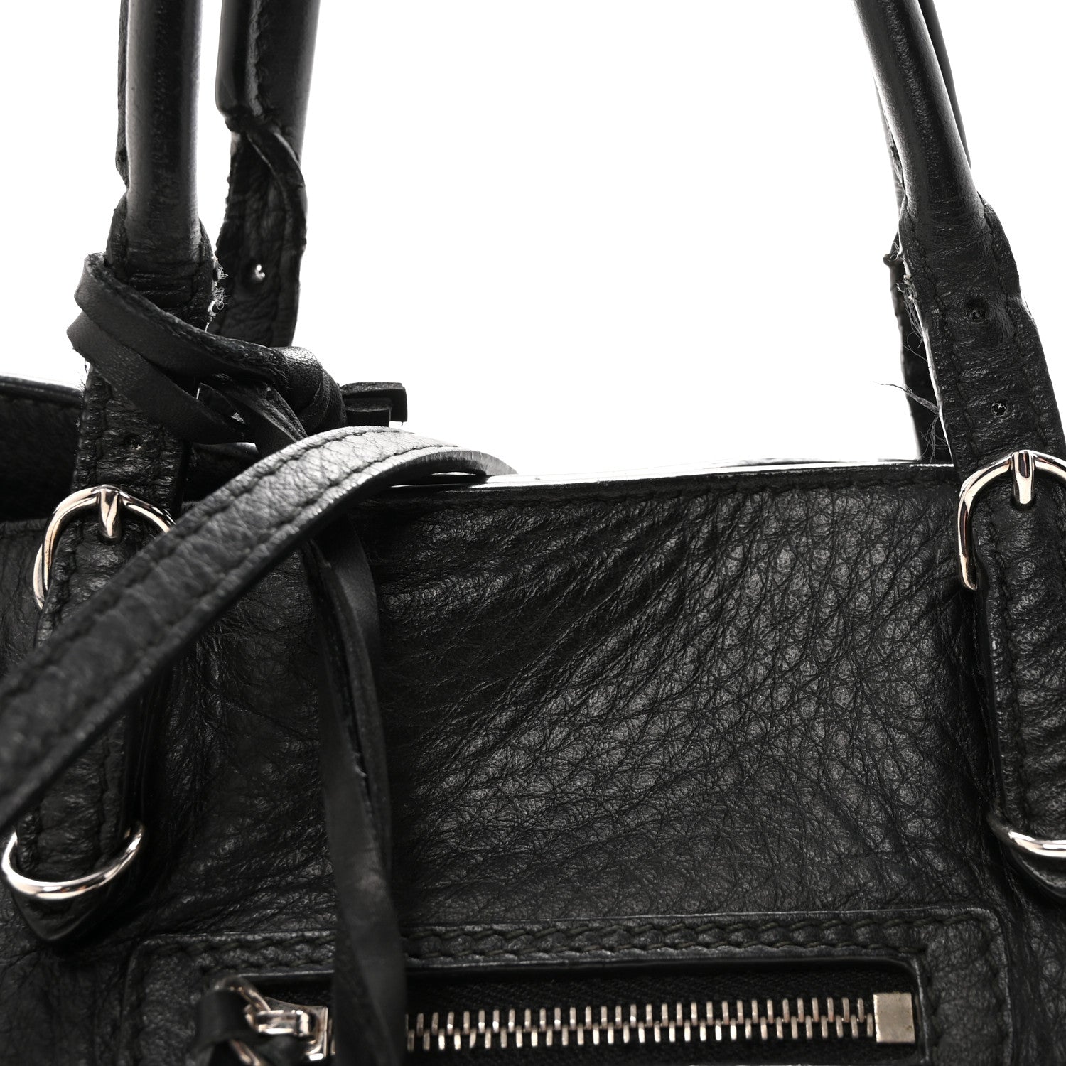 Veau Papier A6 Zip Around Tote Black