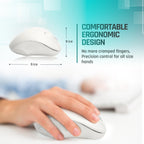 USB-A Wired Pbt Mouse White