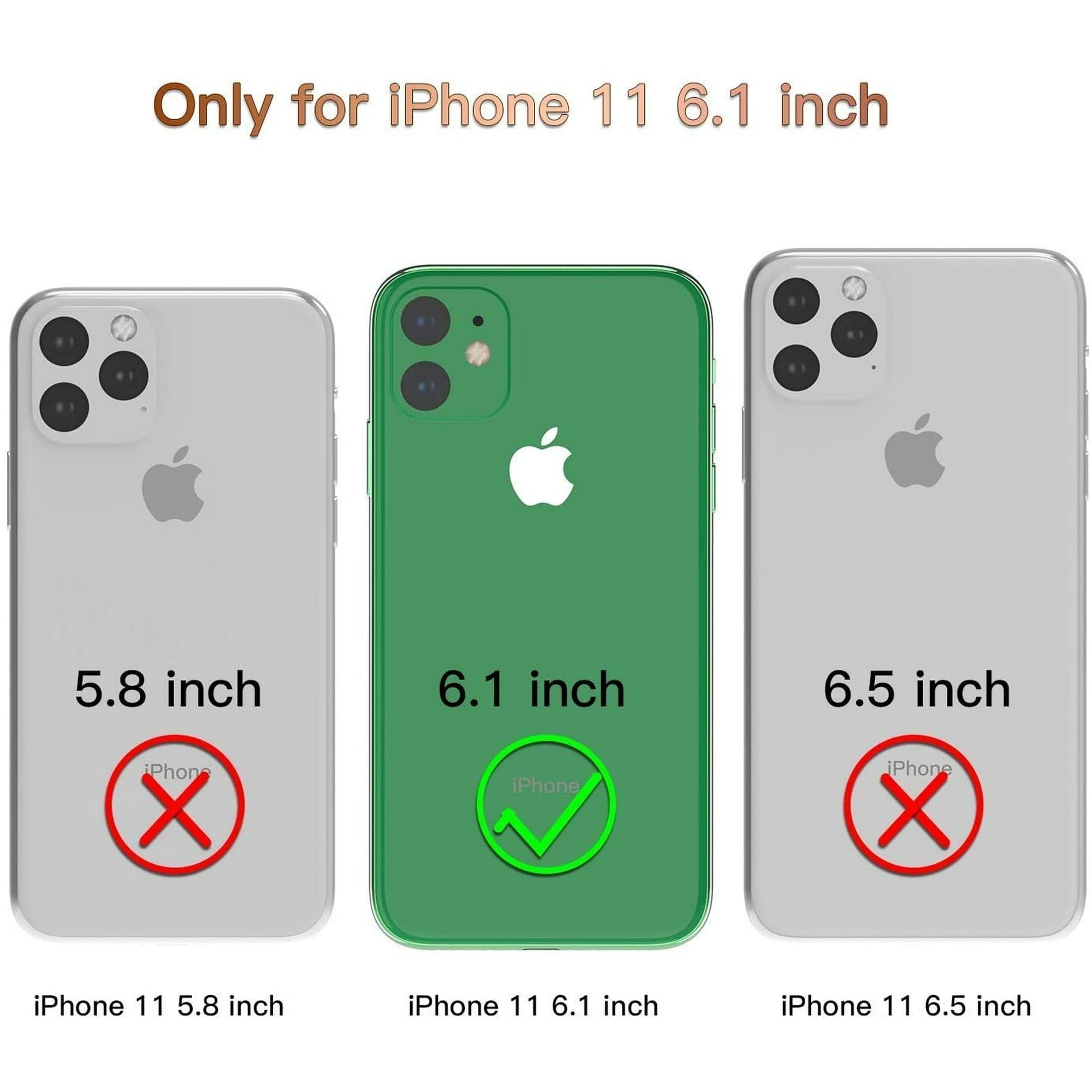 Entronix [Magnetic] Case Compatible with iPhone 11 - [Clear] Triple-Layer Heavy Duty Protection
