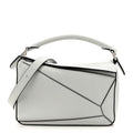 Calfskin Small Puzzle Bag Kaolin