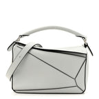 Calfskin Small Puzzle Bag Kaolin