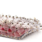 PVC Medium Rockstud Spike Shoulder Bag