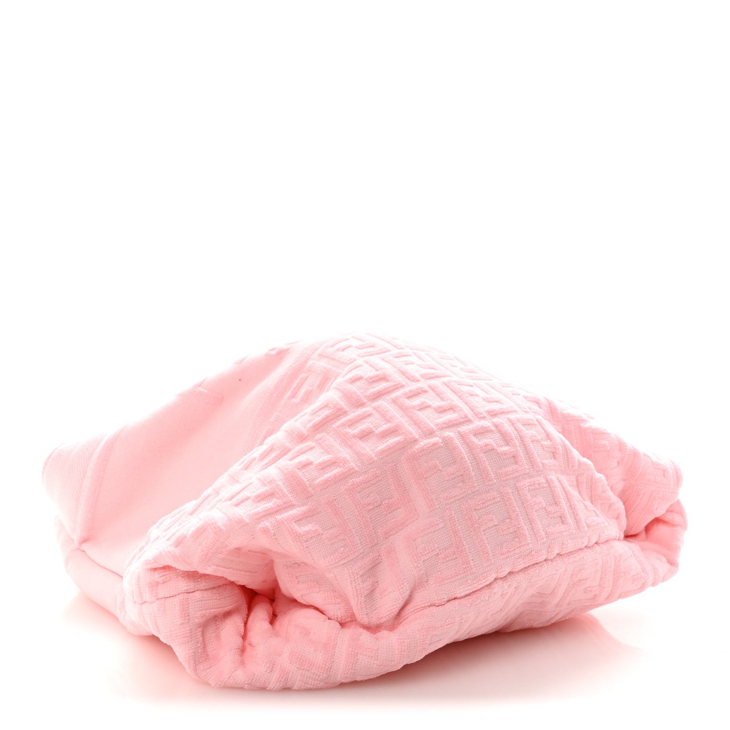 Terrycloth FF Embossed Beach Towel Tote Bag Pink