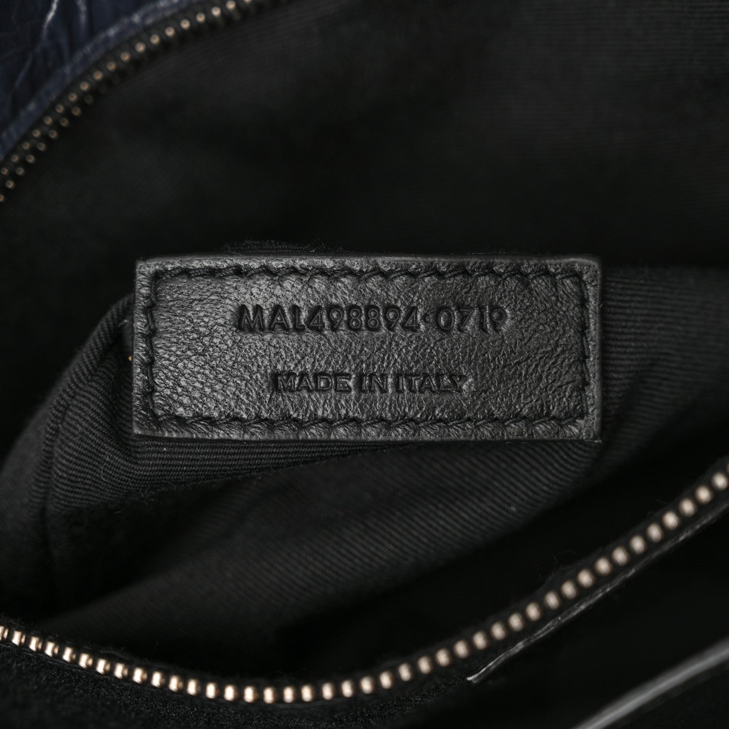 Crinkled Calfskin Matelasse Monogram Medium Niki Chain Satchel Deep Marine