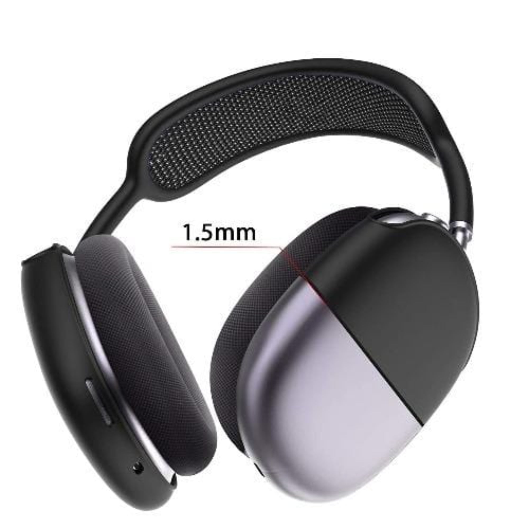 SAHARA - Liquid Silicone Cover Case for Apple AirPods Max - Midnight Black